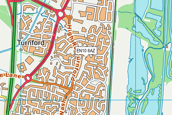 EN10 6AZ map - OS VectorMap District (Ordnance Survey) EN10 6AZ map - OS VectorMap District (Ordnance Survey)