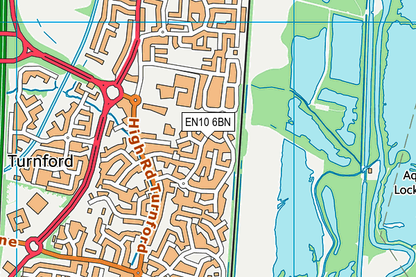 EN10 6BN map - OS VectorMap District (Ordnance Survey) EN10 6BN map - OS VectorMap District (Ordnance Survey)