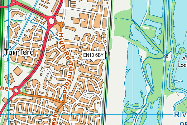 EN10 6BY map - OS VectorMap District (Ordnance Survey) EN10 6BY map - OS VectorMap District (Ordnance Survey)