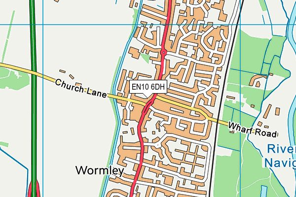 EN10 6DH map - OS VectorMap District (Ordnance Survey) EN10 6DH map - OS VectorMap District (Ordnance Survey)