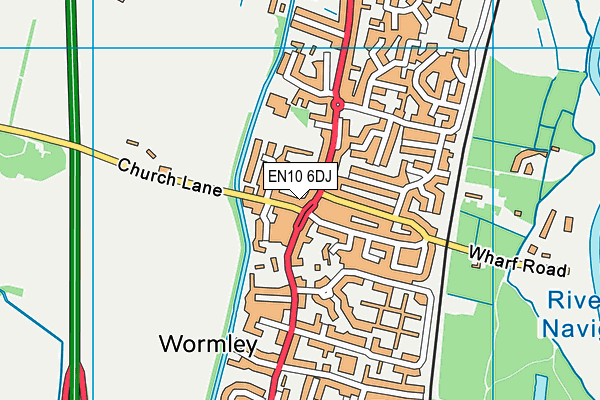 EN10 6DJ map - OS VectorMap District (Ordnance Survey) EN10 6DJ map - OS VectorMap District (Ordnance Survey)