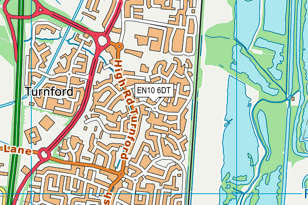 EN10 6DT map - OS VectorMap District (Ordnance Survey) EN10 6DT map - OS VectorMap District (Ordnance Survey)