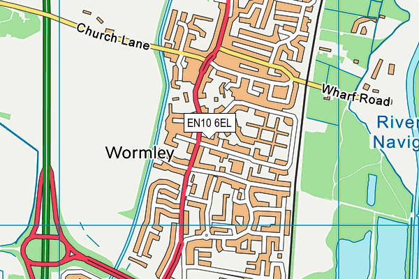 EN10 6EL map - OS VectorMap District (Ordnance Survey) EN10 6EL map - OS VectorMap District (Ordnance Survey)