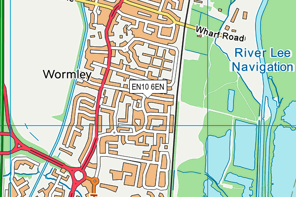 EN10 6EN map - OS VectorMap District (Ordnance Survey) EN10 6EN map - OS VectorMap District (Ordnance Survey)