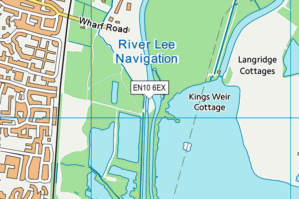 EN10 6EX map - OS VectorMap District (Ordnance Survey) EN10 6EX map - OS VectorMap District (Ordnance Survey)