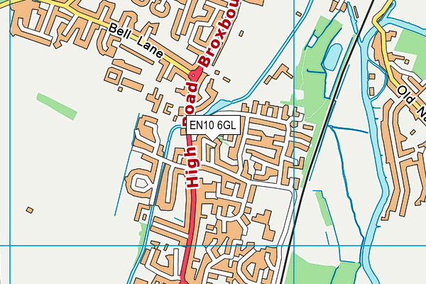 EN10 6GL map - OS VectorMap District (Ordnance Survey) EN10 6GL map - OS VectorMap District (Ordnance Survey)