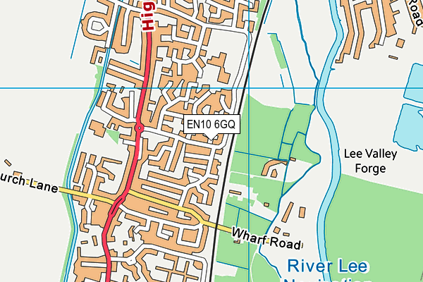 EN10 6GQ map - OS VectorMap District (Ordnance Survey) EN10 6GQ map - OS VectorMap District (Ordnance Survey)