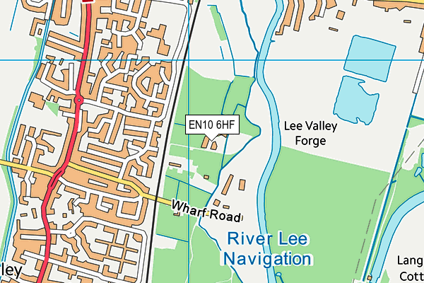 EN10 6HF map - OS VectorMap District (Ordnance Survey) EN10 6HF map - OS VectorMap District (Ordnance Survey)