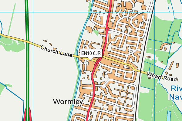 EN10 6JR map - OS VectorMap District (Ordnance Survey) EN10 6JR map - OS VectorMap District (Ordnance Survey)