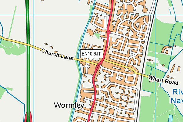EN10 6JT map - OS VectorMap District (Ordnance Survey) EN10 6JT map - OS VectorMap District (Ordnance Survey)