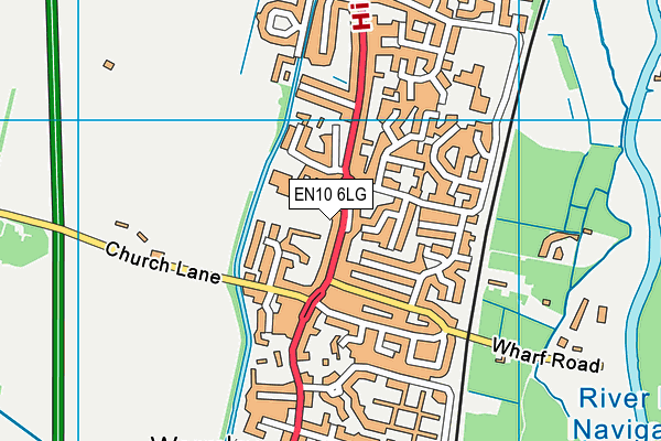 EN10 6LG map - OS VectorMap District (Ordnance Survey) EN10 6LG map - OS VectorMap District (Ordnance Survey)