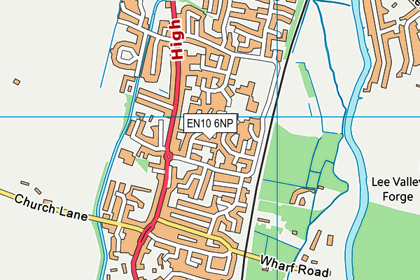 EN10 6NP map - OS VectorMap District (Ordnance Survey) EN10 6NP map - OS VectorMap District (Ordnance Survey)