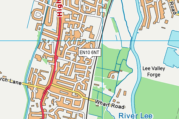 EN10 6NT map - OS VectorMap District (Ordnance Survey) EN10 6NT map - OS VectorMap District (Ordnance Survey)