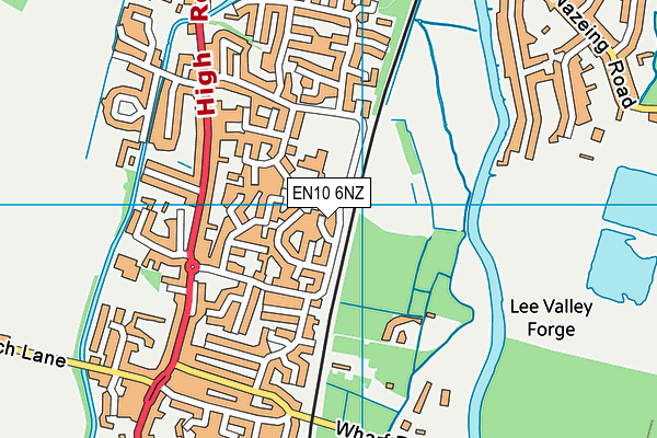 EN10 6NZ map - OS VectorMap District (Ordnance Survey) EN10 6NZ map - OS VectorMap District (Ordnance Survey)