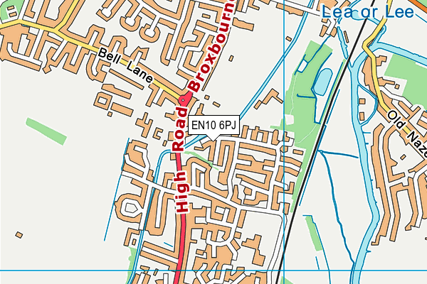 EN10 6PJ map - OS VectorMap District (Ordnance Survey) EN10 6PJ map - OS VectorMap District (Ordnance Survey)
