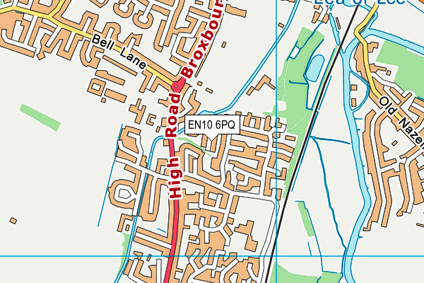 EN10 6PQ map - OS VectorMap District (Ordnance Survey) EN10 6PQ map - OS VectorMap District (Ordnance Survey)