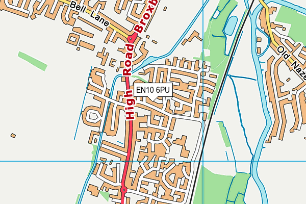 EN10 6PU map - OS VectorMap District (Ordnance Survey) EN10 6PU map - OS VectorMap District (Ordnance Survey)