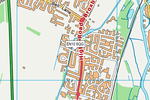 EN10 6QG map - OS VectorMap District (Ordnance Survey) EN10 6QG map - OS VectorMap District (Ordnance Survey)