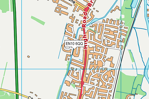 EN10 6QQ map - OS VectorMap District (Ordnance Survey) EN10 6QQ map - OS VectorMap District (Ordnance Survey)