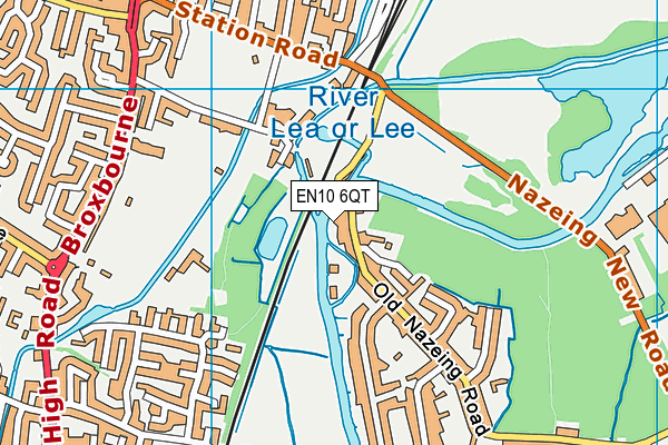 EN10 6QT map - OS VectorMap District (Ordnance Survey) EN10 6QT map - OS VectorMap District (Ordnance Survey)