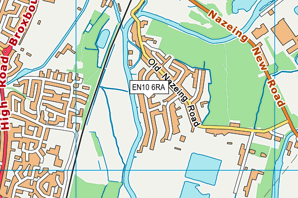 EN10 6RA map - OS VectorMap District (Ordnance Survey) EN10 6RA map - OS VectorMap District (Ordnance Survey)