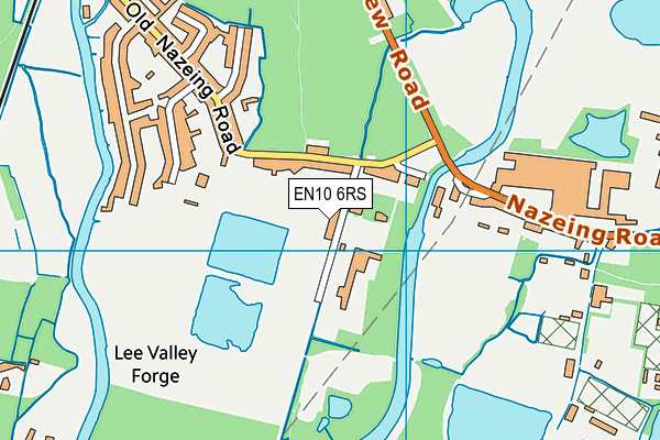 EN10 6RS map - OS VectorMap District (Ordnance Survey) EN10 6RS map - OS VectorMap District (Ordnance Survey)
