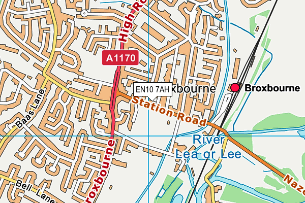 EN10 7AH map - OS VectorMap District (Ordnance Survey) EN10 7AH map - OS VectorMap District (Ordnance Survey)