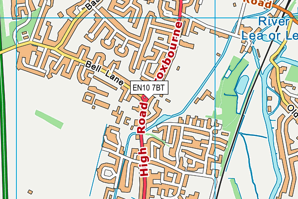 EN10 7BT map - OS VectorMap District (Ordnance Survey) EN10 7BT map - OS VectorMap District (Ordnance Survey)