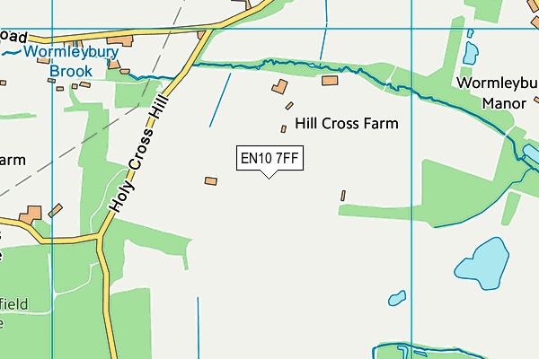 EN10 7FF map - OS VectorMap District (Ordnance Survey) EN10 7FF map - OS VectorMap District (Ordnance Survey)