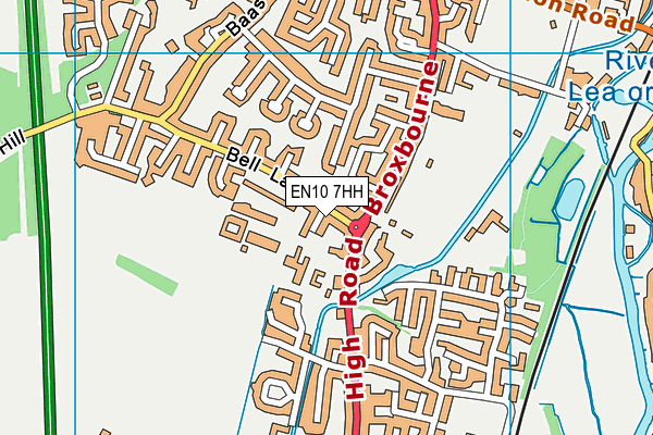 EN10 7HH map - OS VectorMap District (Ordnance Survey) EN10 7HH map - OS VectorMap District (Ordnance Survey)