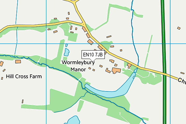 EN10 7JB map - OS VectorMap District (Ordnance Survey) EN10 7JB map - OS VectorMap District (Ordnance Survey)