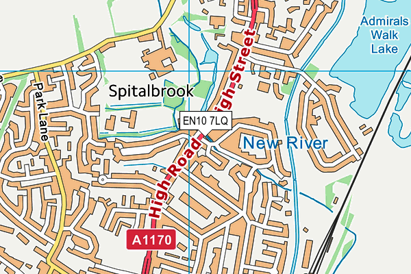 EN10 7LQ map - OS VectorMap District (Ordnance Survey) EN10 7LQ map - OS VectorMap District (Ordnance Survey)