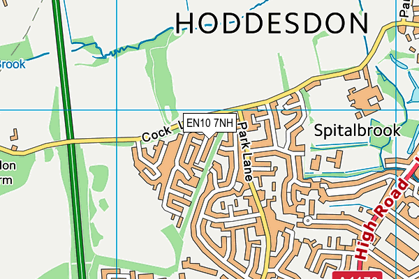 EN10 7NH map - OS VectorMap District (Ordnance Survey) EN10 7NH map - OS VectorMap District (Ordnance Survey)