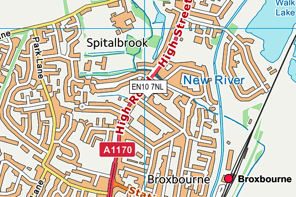 EN10 7NL map - OS VectorMap District (Ordnance Survey) EN10 7NL map - OS VectorMap District (Ordnance Survey)