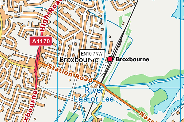 EN10 7NW map - OS VectorMap District (Ordnance Survey) EN10 7NW map - OS VectorMap District (Ordnance Survey)