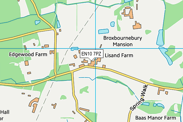 EN10 7PZ map - OS VectorMap District (Ordnance Survey) EN10 7PZ map - OS VectorMap District (Ordnance Survey)