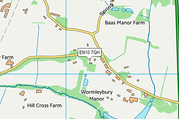 EN10 7QH map - OS VectorMap District (Ordnance Survey) EN10 7QH map - OS VectorMap District (Ordnance Survey)