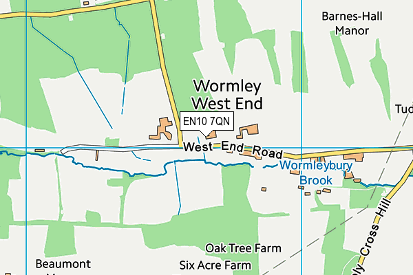 EN10 7QN map - OS VectorMap District (Ordnance Survey) EN10 7QN map - OS VectorMap District (Ordnance Survey)