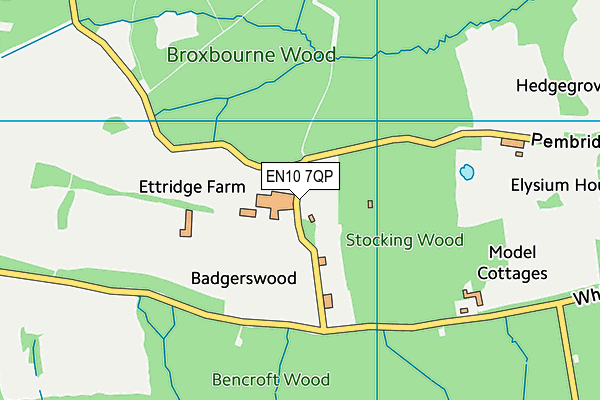 EN10 7QP map - OS VectorMap District (Ordnance Survey) EN10 7QP map - OS VectorMap District (Ordnance Survey)