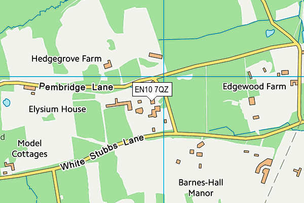 EN10 7QZ map - OS VectorMap District (Ordnance Survey) EN10 7QZ map - OS VectorMap District (Ordnance Survey)
