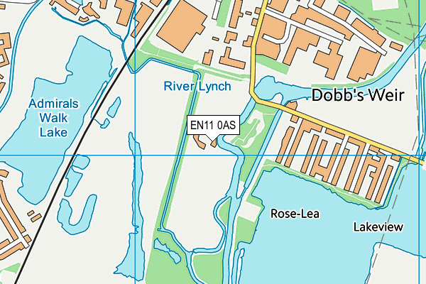 EN11 0AS map - OS VectorMap District (Ordnance Survey) EN11 0AS map - OS VectorMap District (Ordnance Survey)
