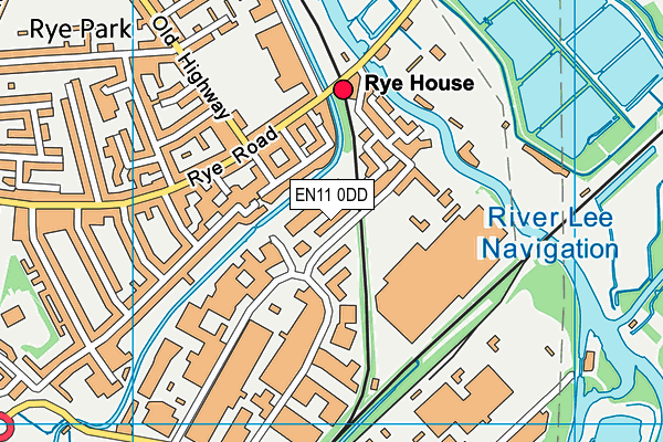 EN11 0DD map - OS VectorMap District (Ordnance Survey) EN11 0DD map - OS VectorMap District (Ordnance Survey)