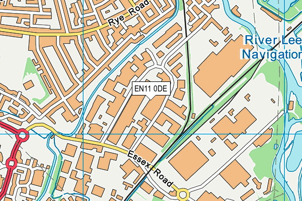 EN11 0DE map - OS VectorMap District (Ordnance Survey) EN11 0DE map - OS VectorMap District (Ordnance Survey)