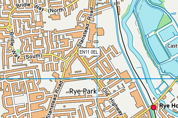 EN11 0EL map - OS VectorMap District (Ordnance Survey) EN11 0EL map - OS VectorMap District (Ordnance Survey)