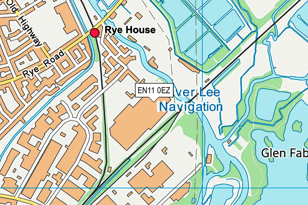 EN11 0EZ map - OS VectorMap District (Ordnance Survey) EN11 0EZ map - OS VectorMap District (Ordnance Survey)