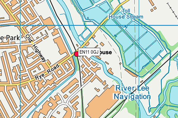 EN11 0GJ map - OS VectorMap District (Ordnance Survey) EN11 0GJ map - OS VectorMap District (Ordnance Survey)