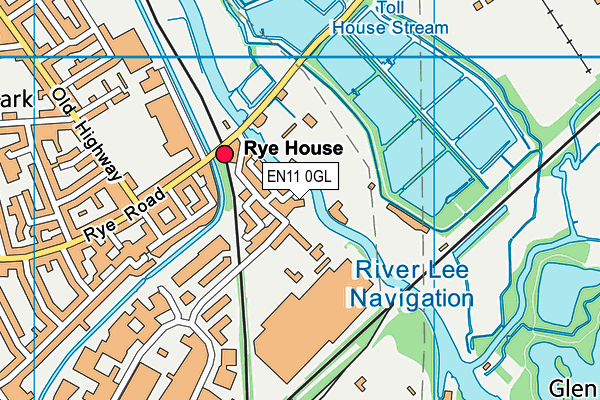 EN11 0GL map - OS VectorMap District (Ordnance Survey) EN11 0GL map - OS VectorMap District (Ordnance Survey)