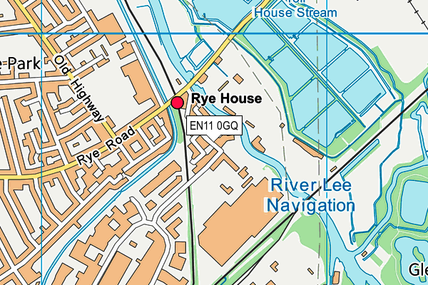 EN11 0GQ map - OS VectorMap District (Ordnance Survey) EN11 0GQ map - OS VectorMap District (Ordnance Survey)