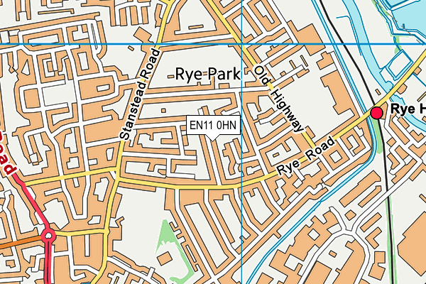 EN11 0HN map - OS VectorMap District (Ordnance Survey) EN11 0HN map - OS VectorMap District (Ordnance Survey)