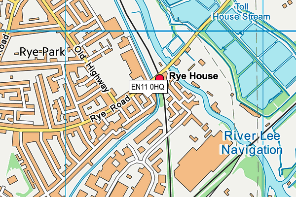 EN11 0HQ map - OS VectorMap District (Ordnance Survey)